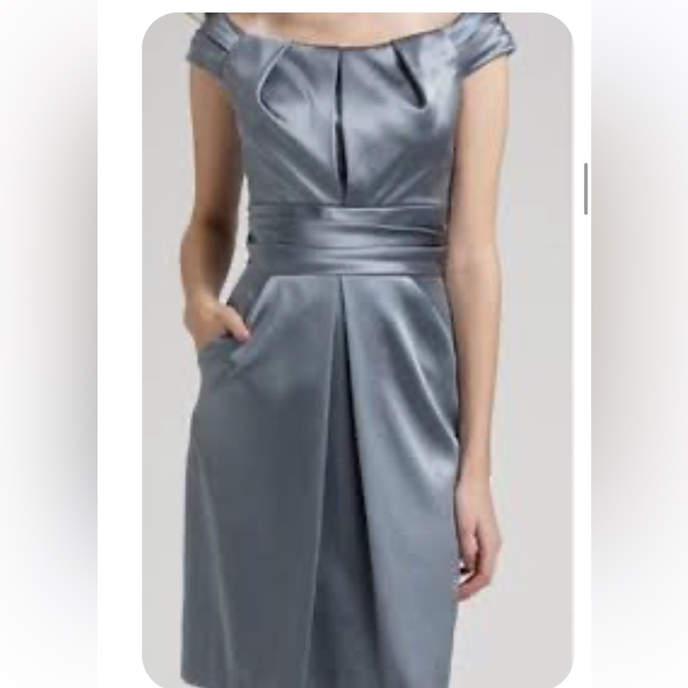 KAY UNGER New York Blue Midi Dress Size 6